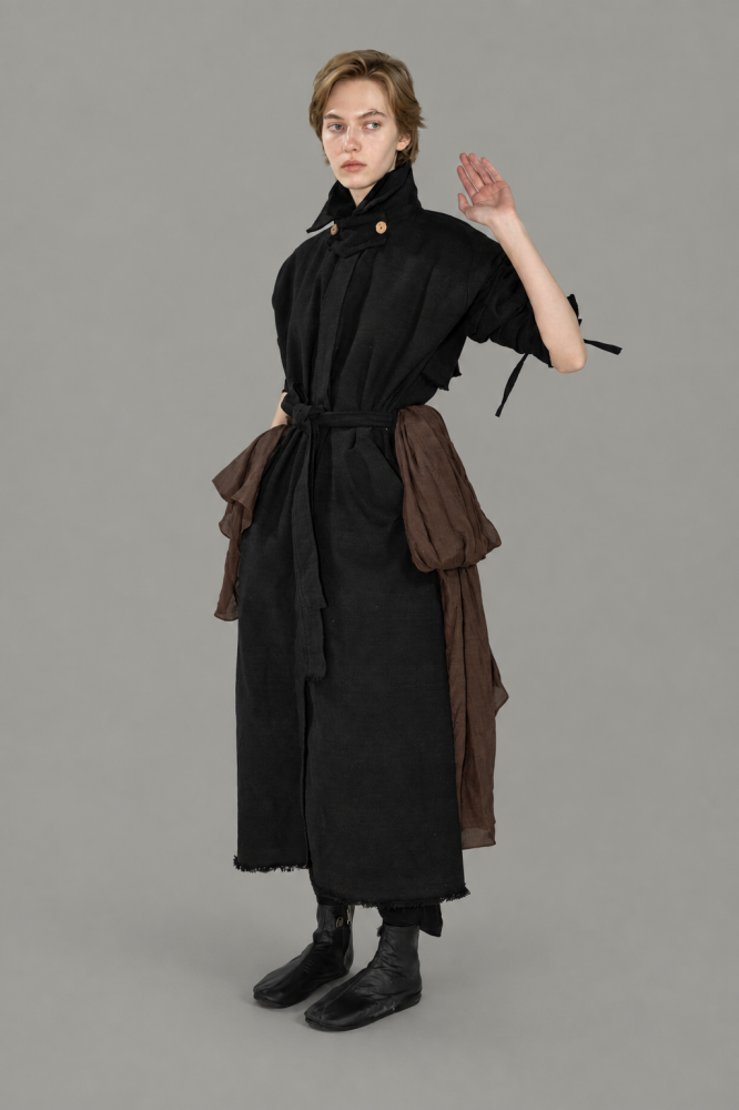 SHADOW WRAP COAT