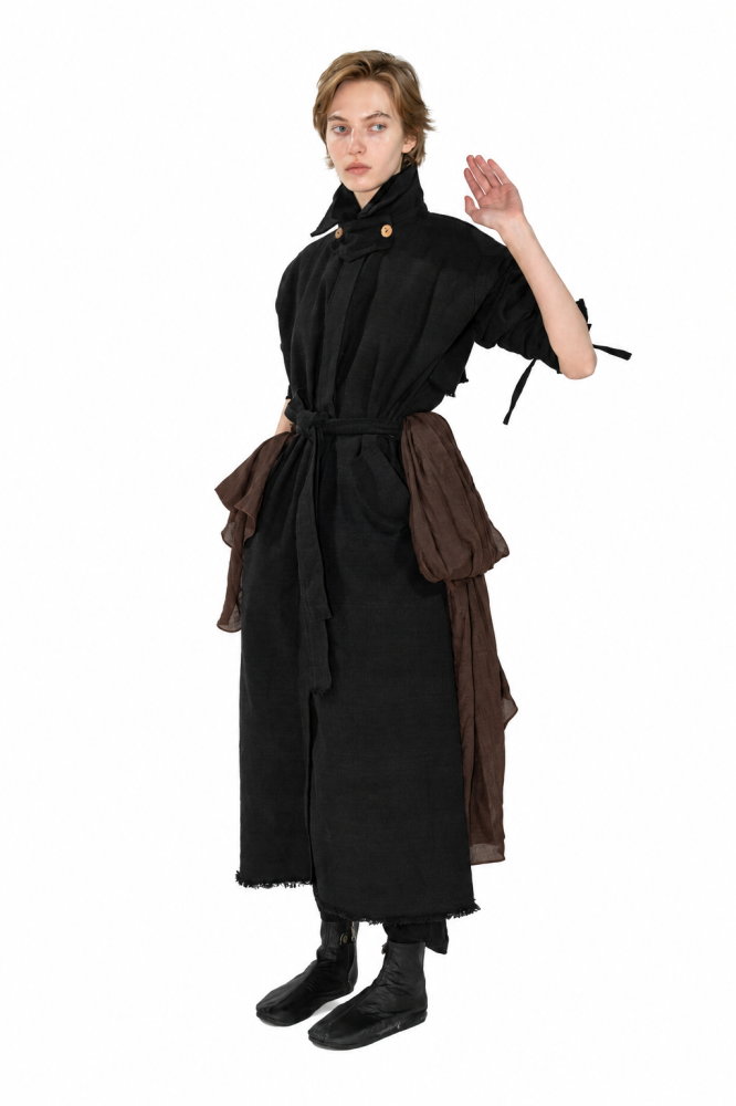 SHADOW WRAP COAT
