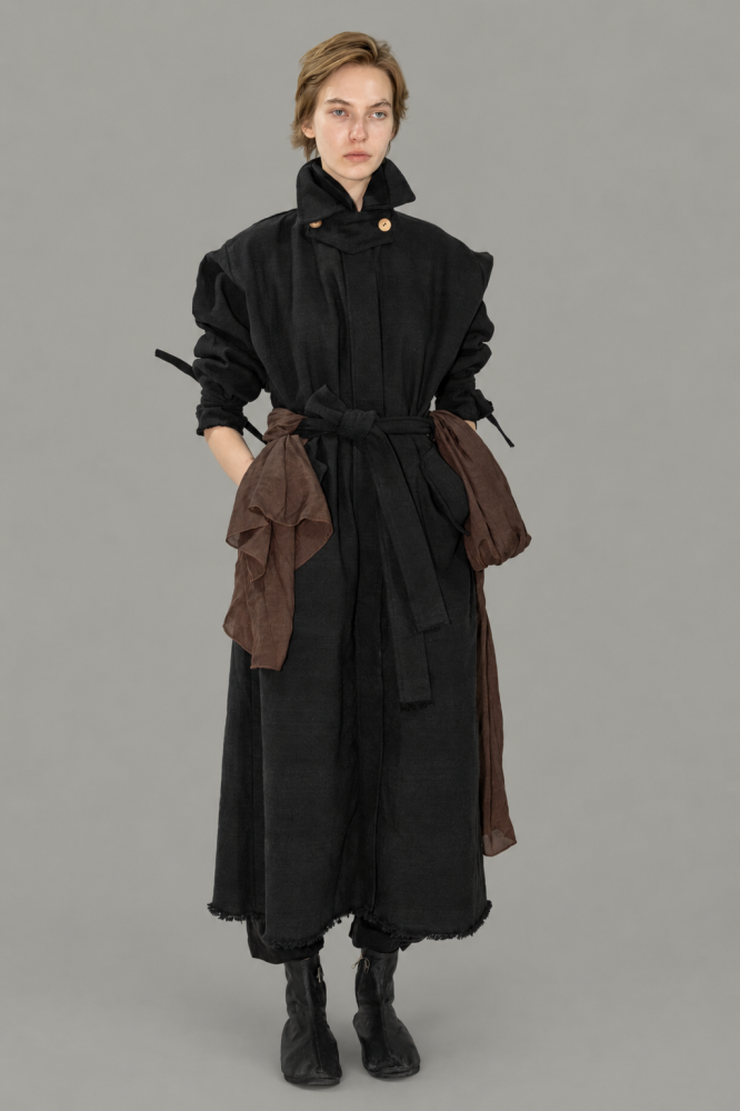 SHADOW WRAP COAT