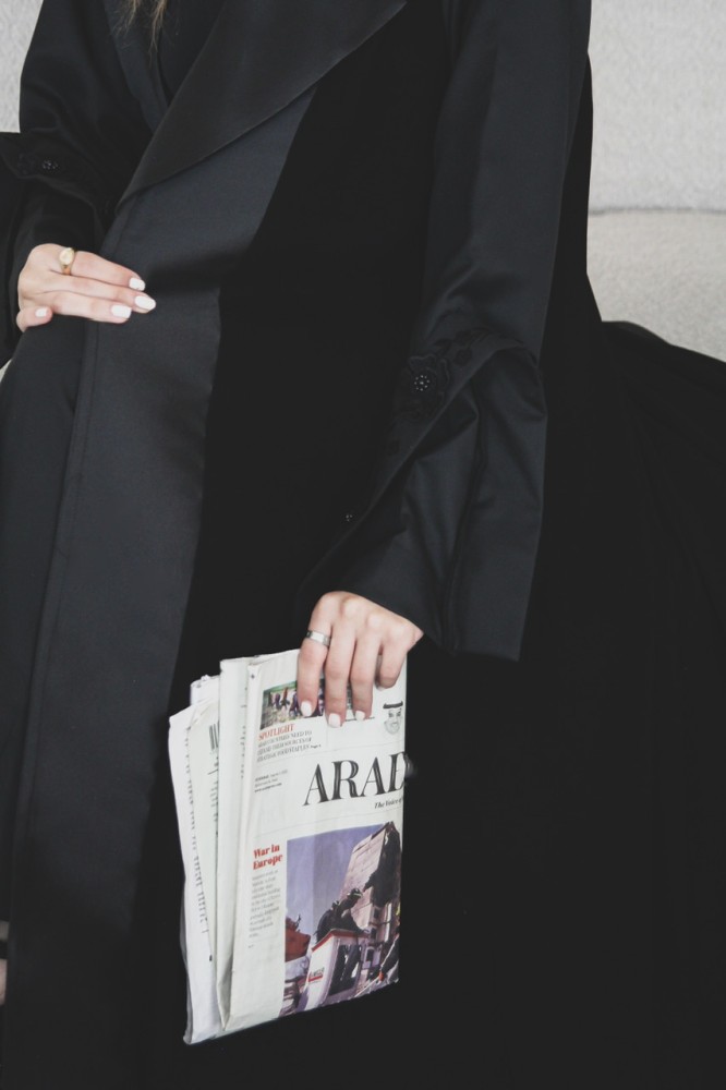 عباية كم كتان