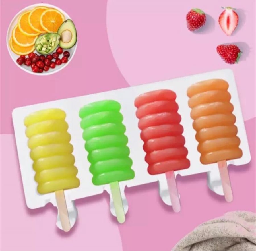 Ice cream silicone mold / chocolate molds (one piece)