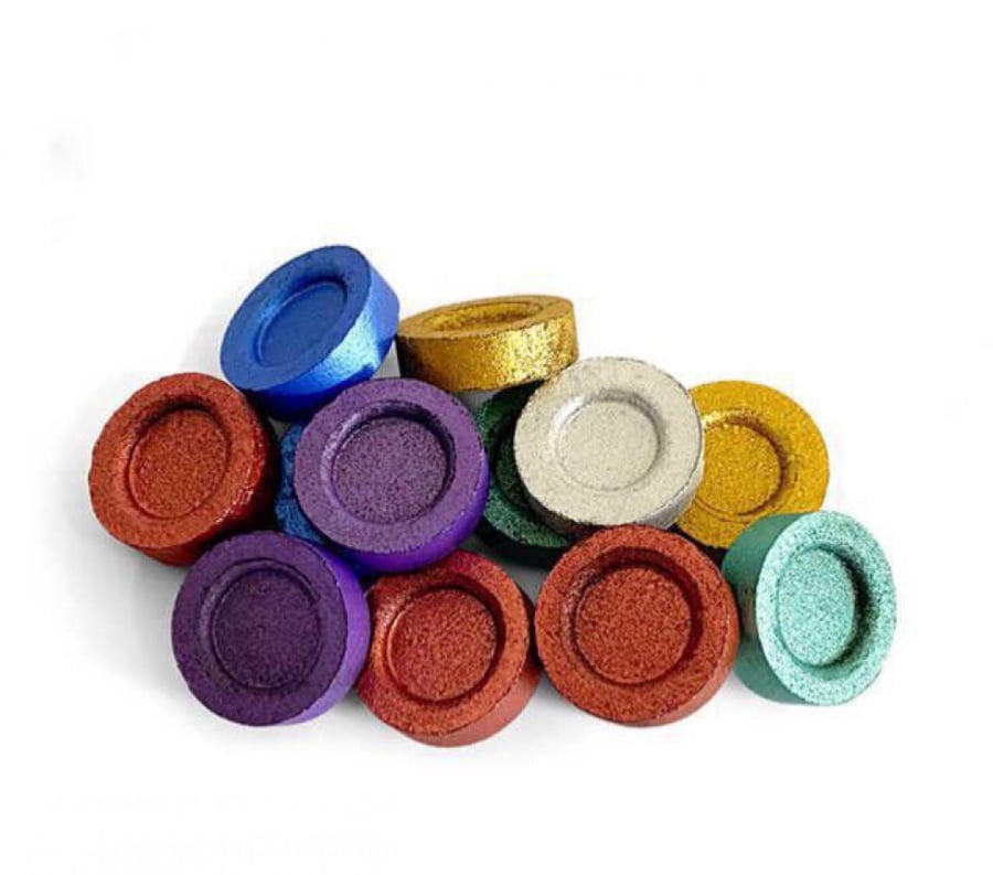 Colored charcoal small size quick lighting (36 colored pieces)