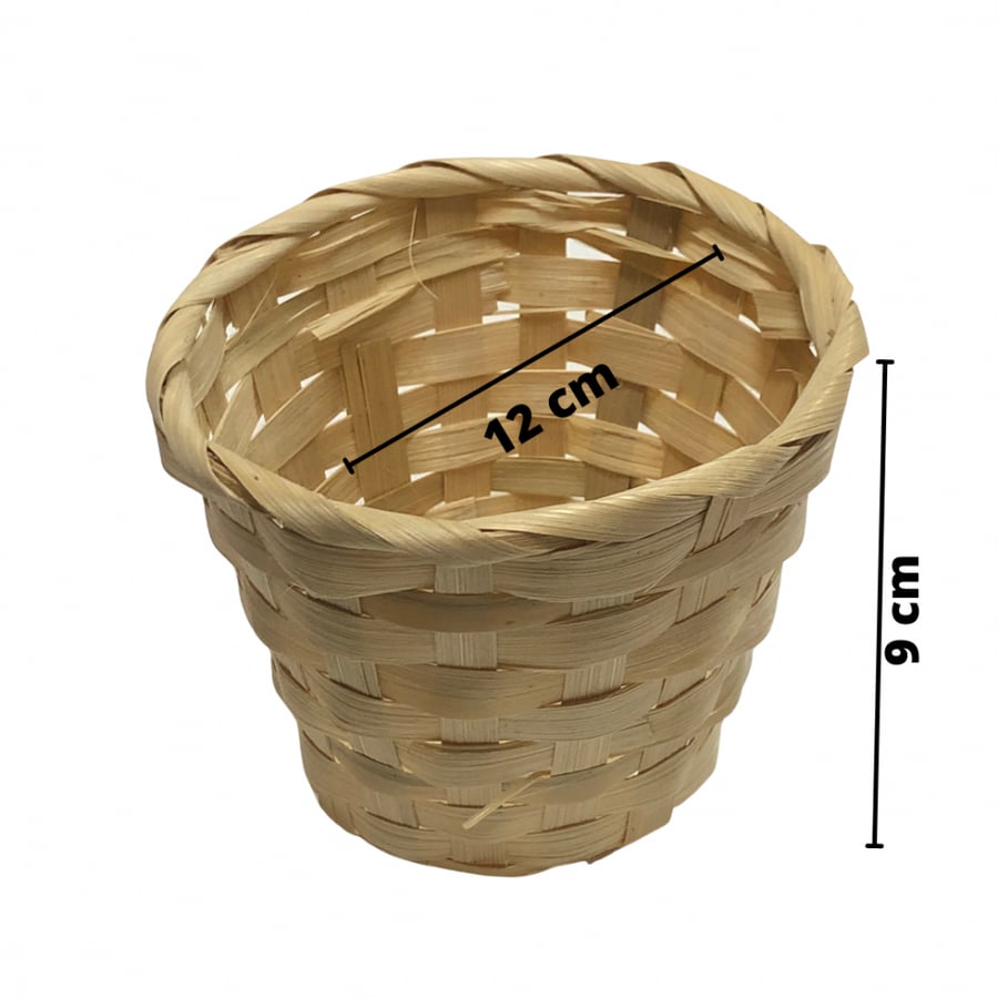 Wicker baskets / Wicker baskets medium size (one piece)