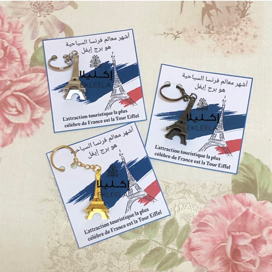 Eiffel Tower medals / distribution medals about the country France (12 pieces)