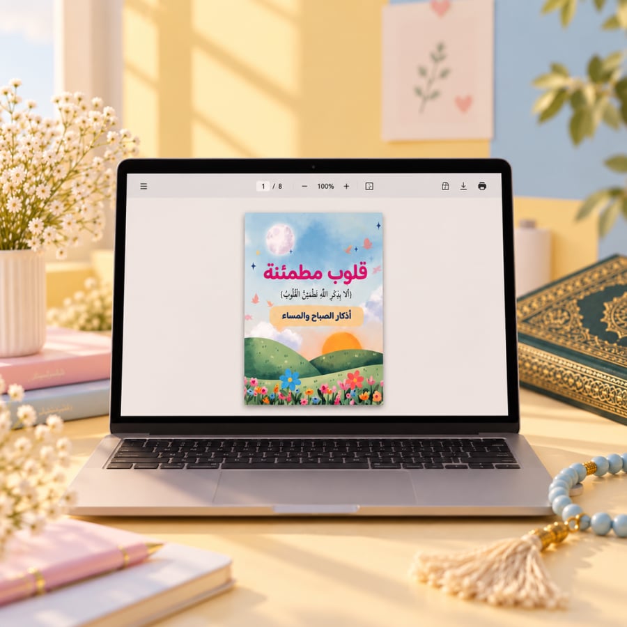 اذكار الصباح والمساء - منتج رقمي