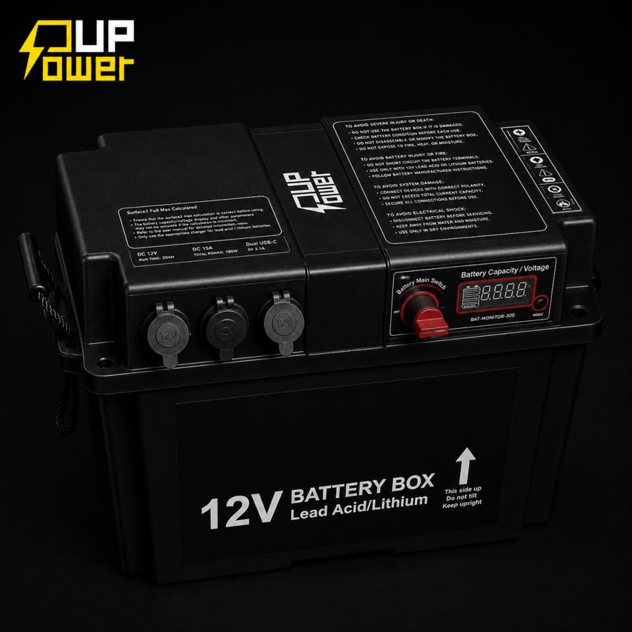 صندوق بطارية من PowerUp