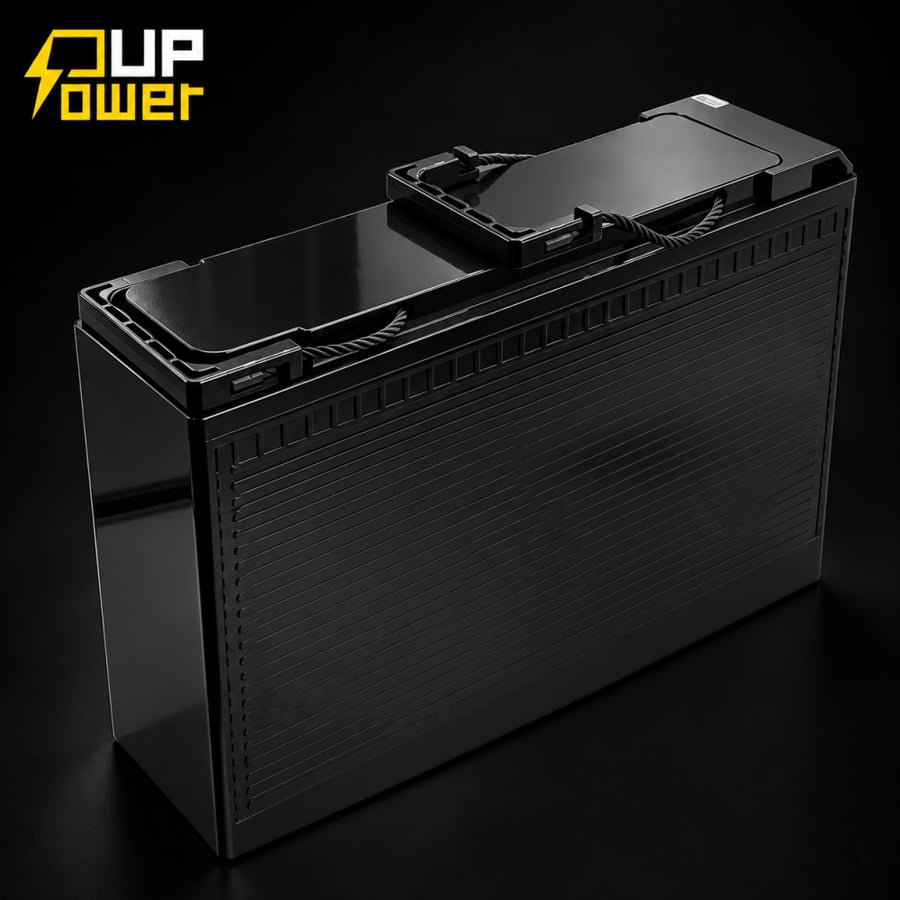 بطارية ليثيوم LiFePO4 12.8V مع بلوتوث 200A BMS من PowerUp