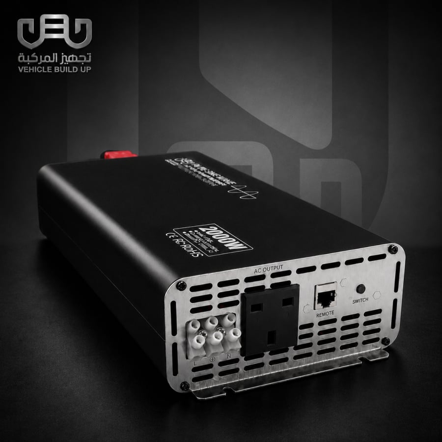 محول تجهيز المركبة بيور 12V إلى 220V – من 300 إلى 3000 واط