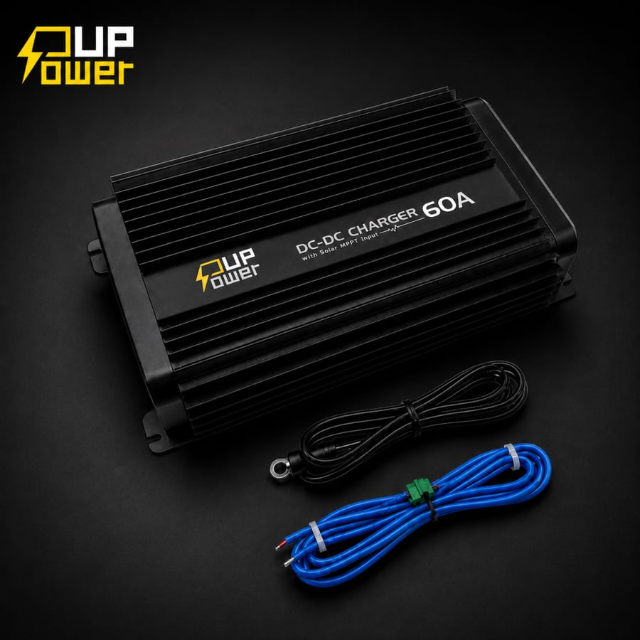 شاحن بطاريات ليثيوم DCDC مع منظم طاقة شمسية MPPT من PowerUp