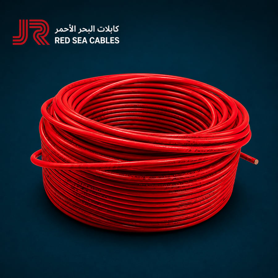 سلك كهرباء سعودي مرن باللفة