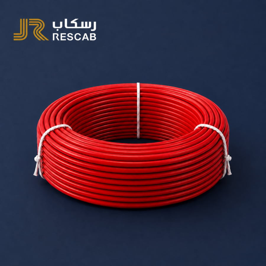 سلك كهرباء سعودي مرن باللفة