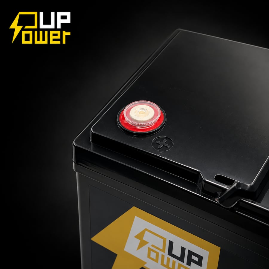 بطارية ليثيوم LiFePO4 12.8V مع بلوتوث 200A BMS من PowerUp