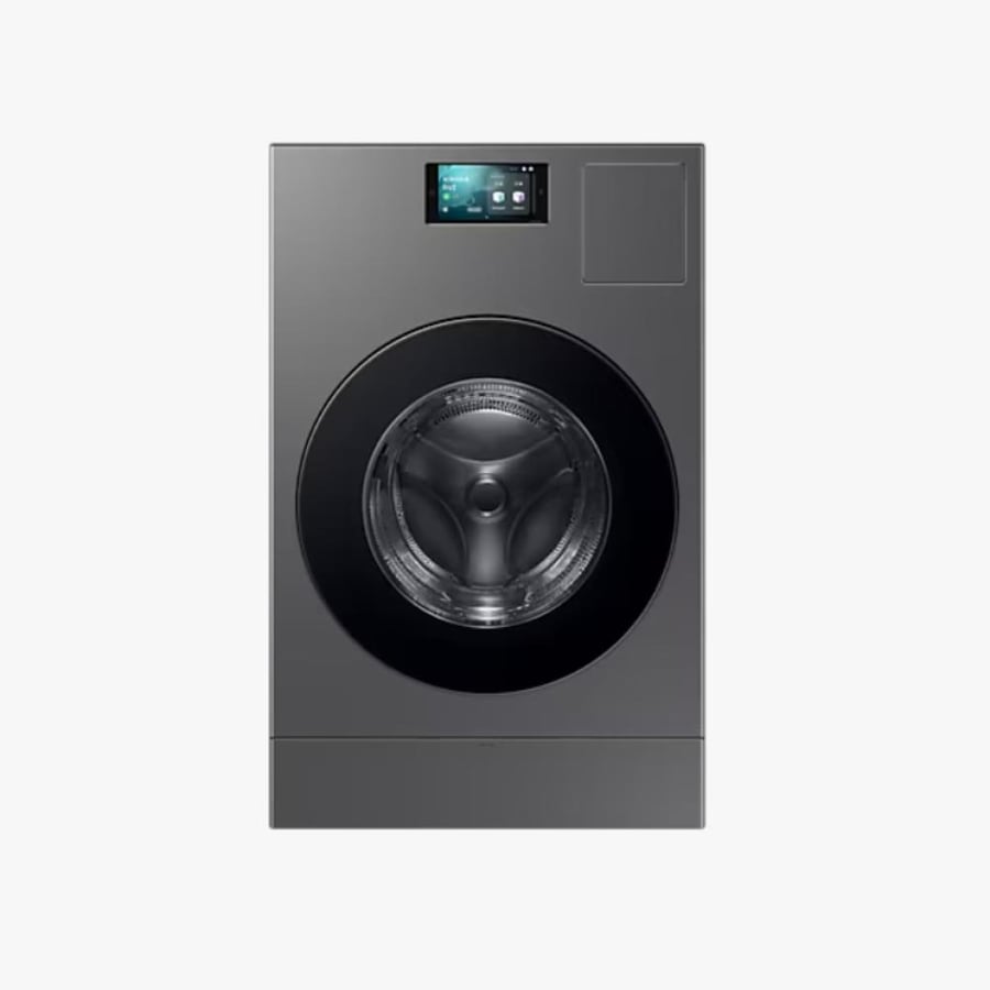 غسالة ملابس تعبئة أمامية 25+15 كيلو سامسونج  فضي داكن  صنع في الصين WD25DB8995BZ