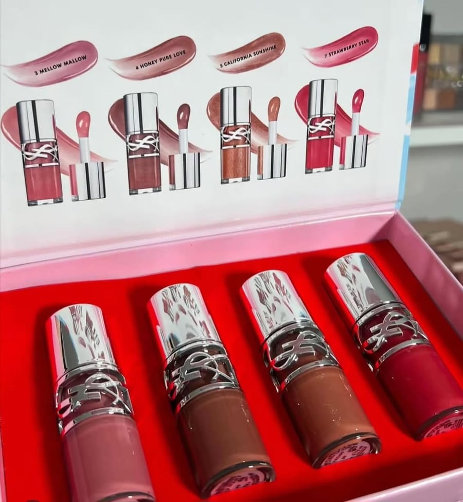 Yves Saint Laurent glasses set including the case