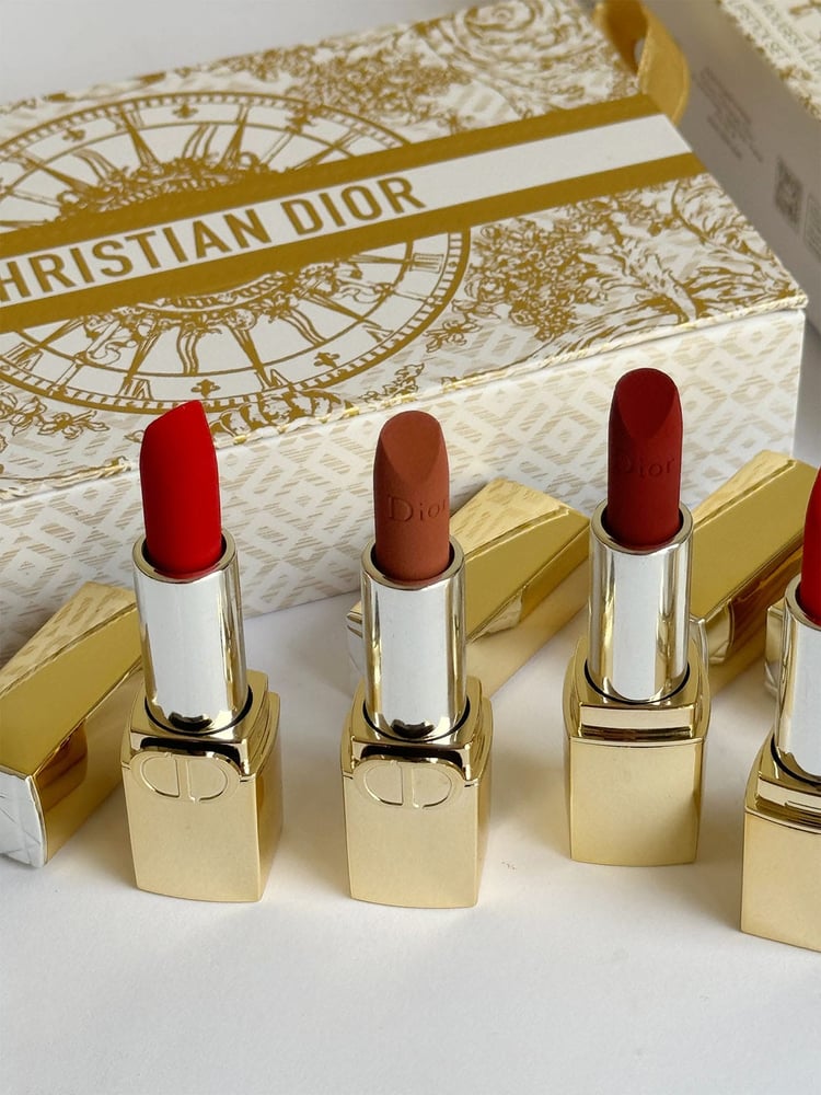 Dior lipstick set limited edition including accessories