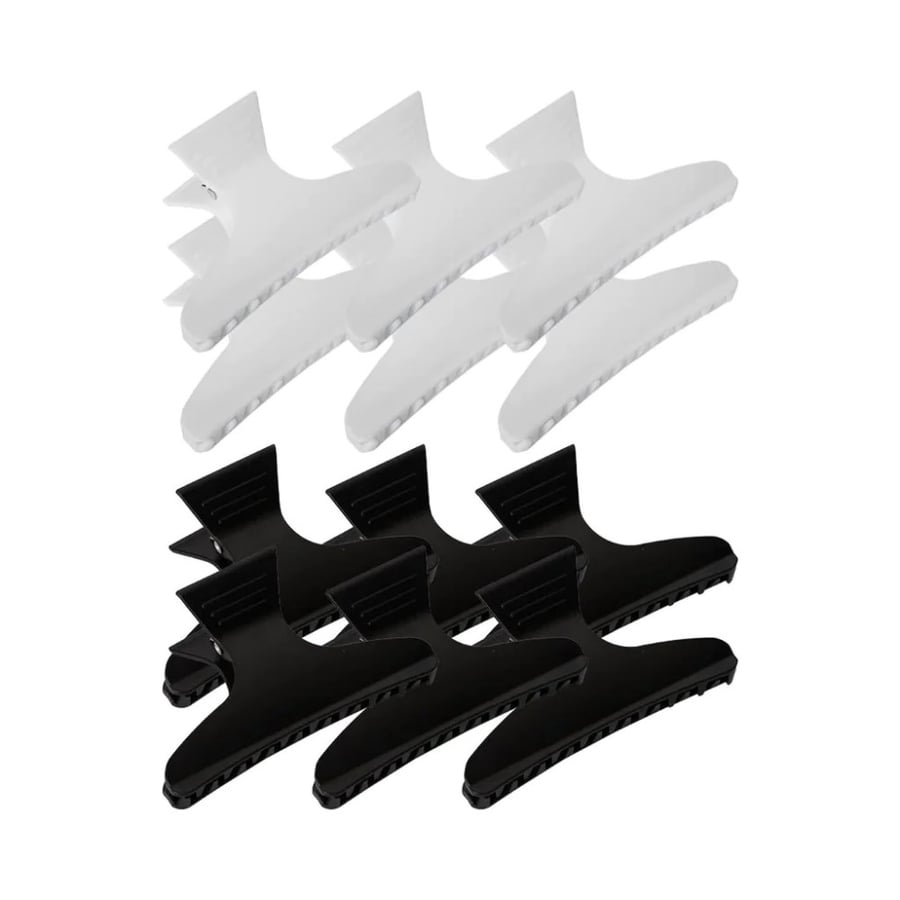 12-piece hair clip set - random colors