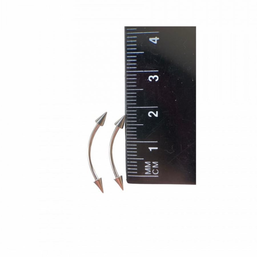 16g Curved Barbell Spikes