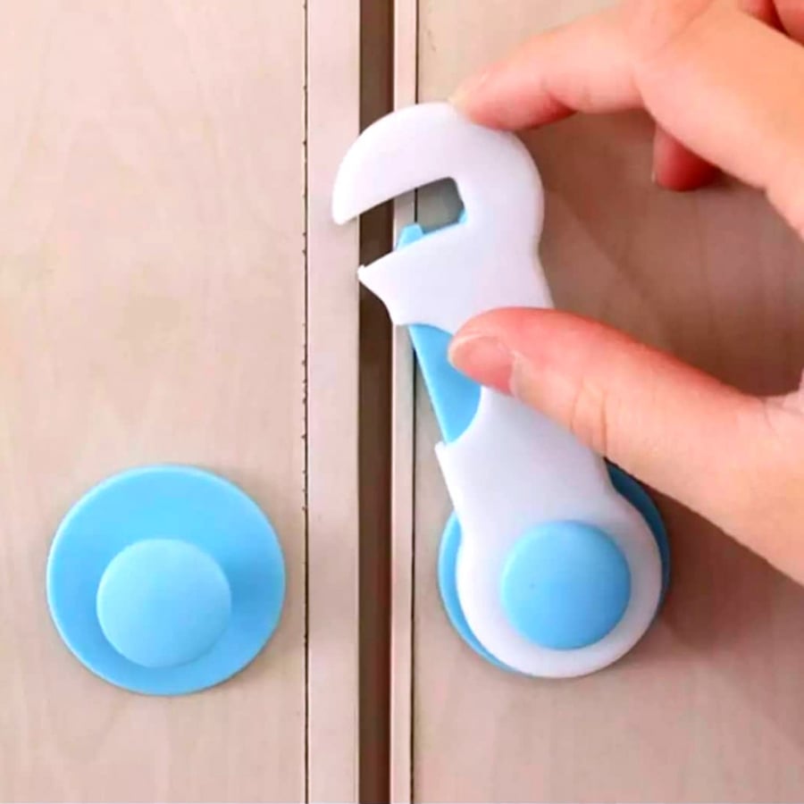 Child's wardrobe lock (two pieces)