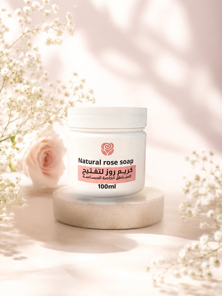 كريم تفتيح وترطيب المناطق الحساسه