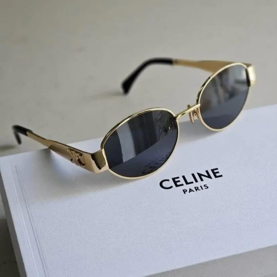 نظاره شمسيه نسائيه سيلين Celine فخمة ترند 2026 عدسات UV مع الملحقات