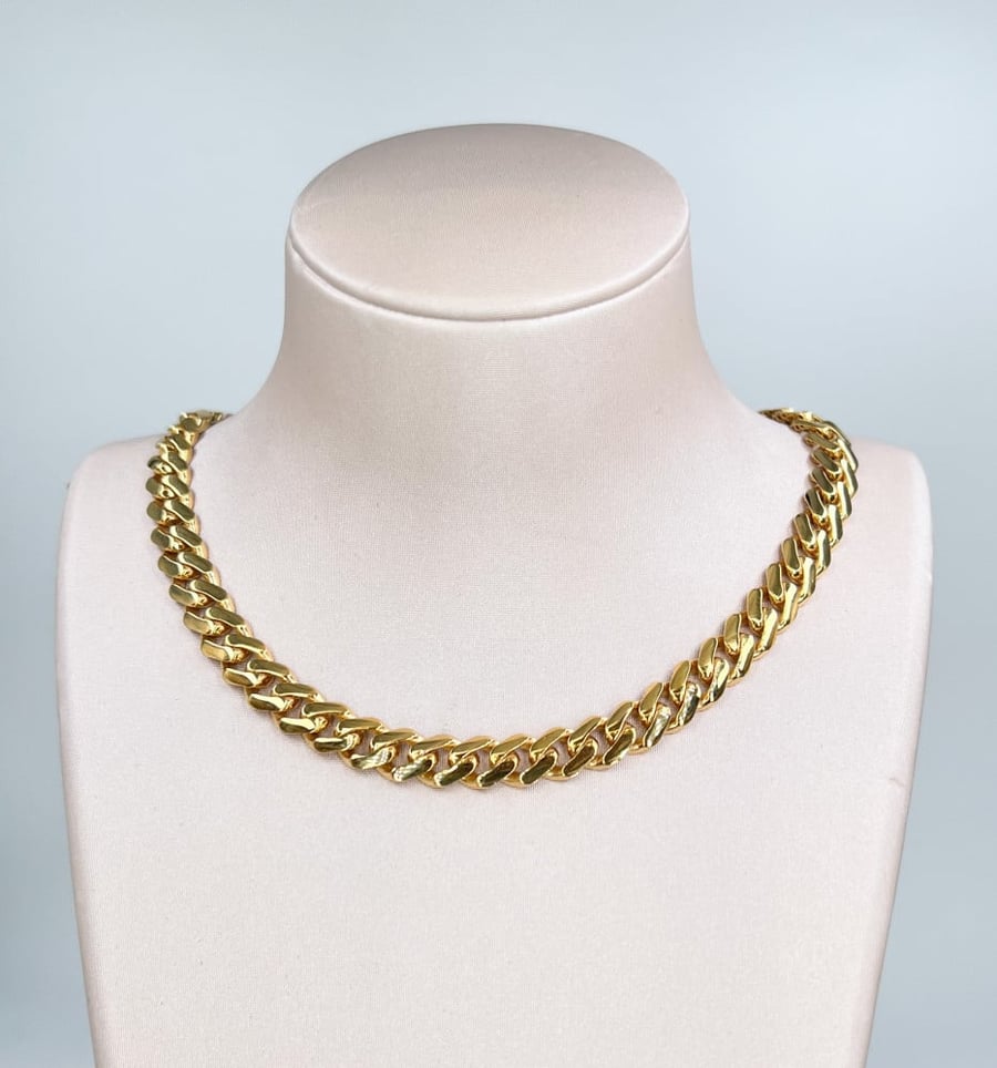 Chain necklace, 21 karat, Monaco design - 21 karat