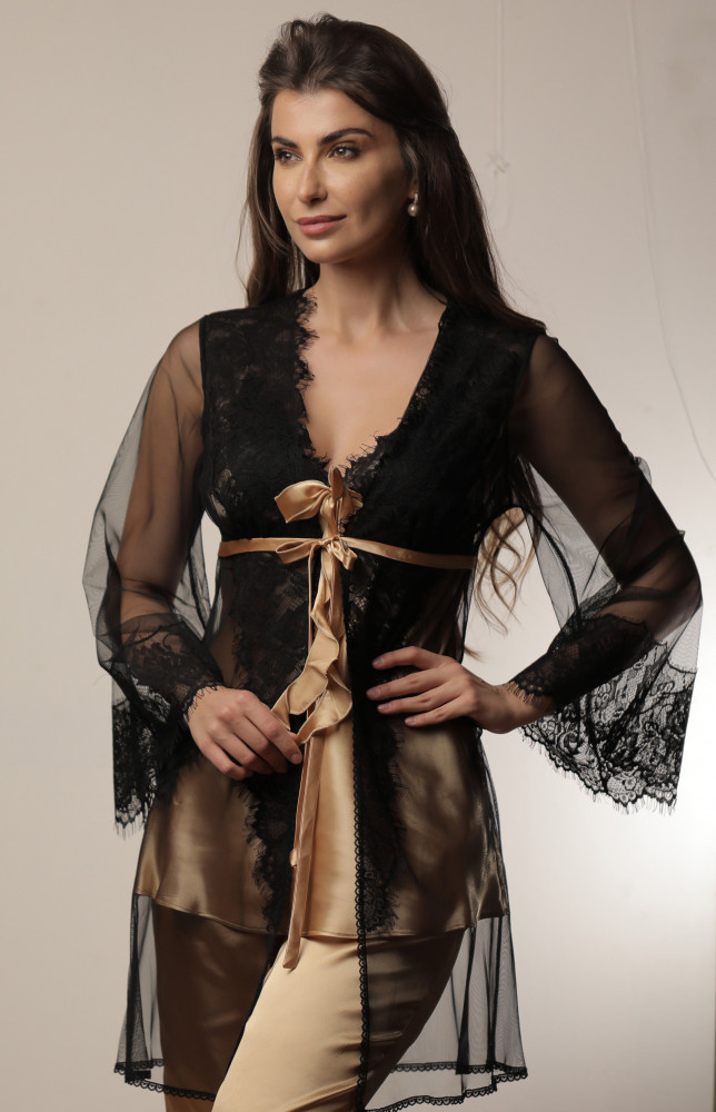 بيجامة كلاسيكية 3 قطع من Leydia - 5981P