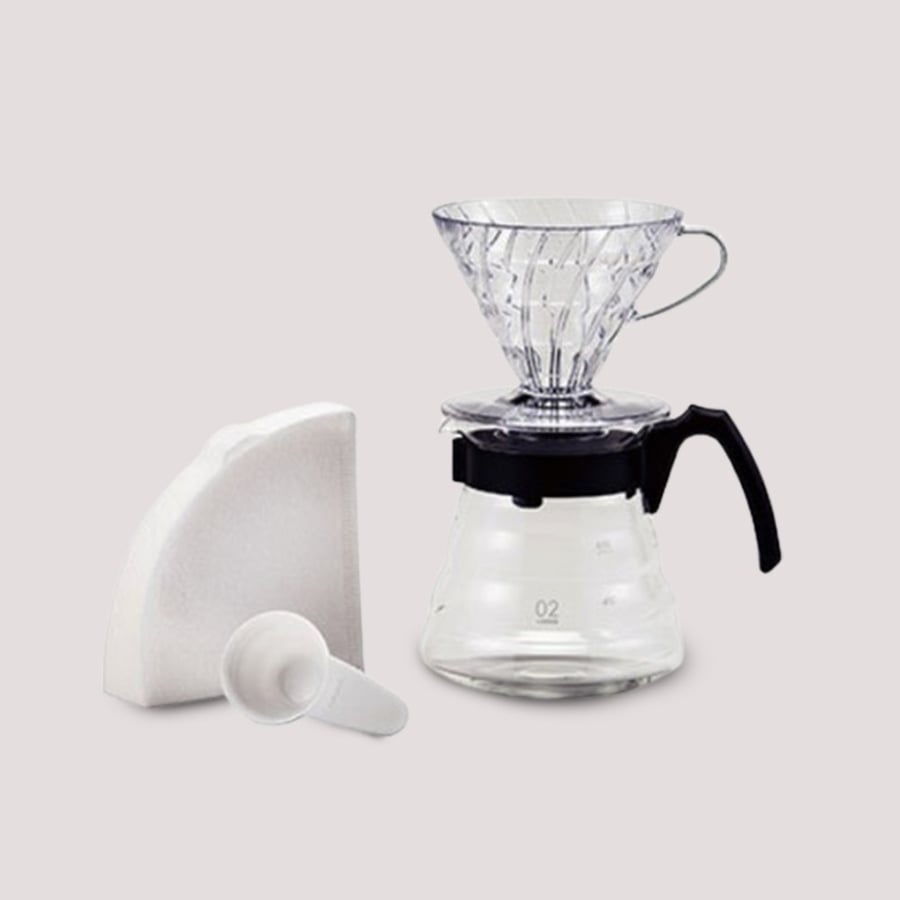 طقم تقطير V60 هاريو كرافت