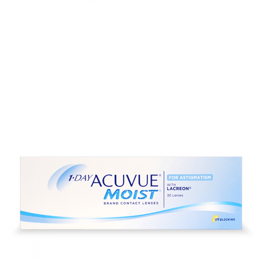 Acuvue Moist Toric - اكيوفيو مويست يومية بإنحراف