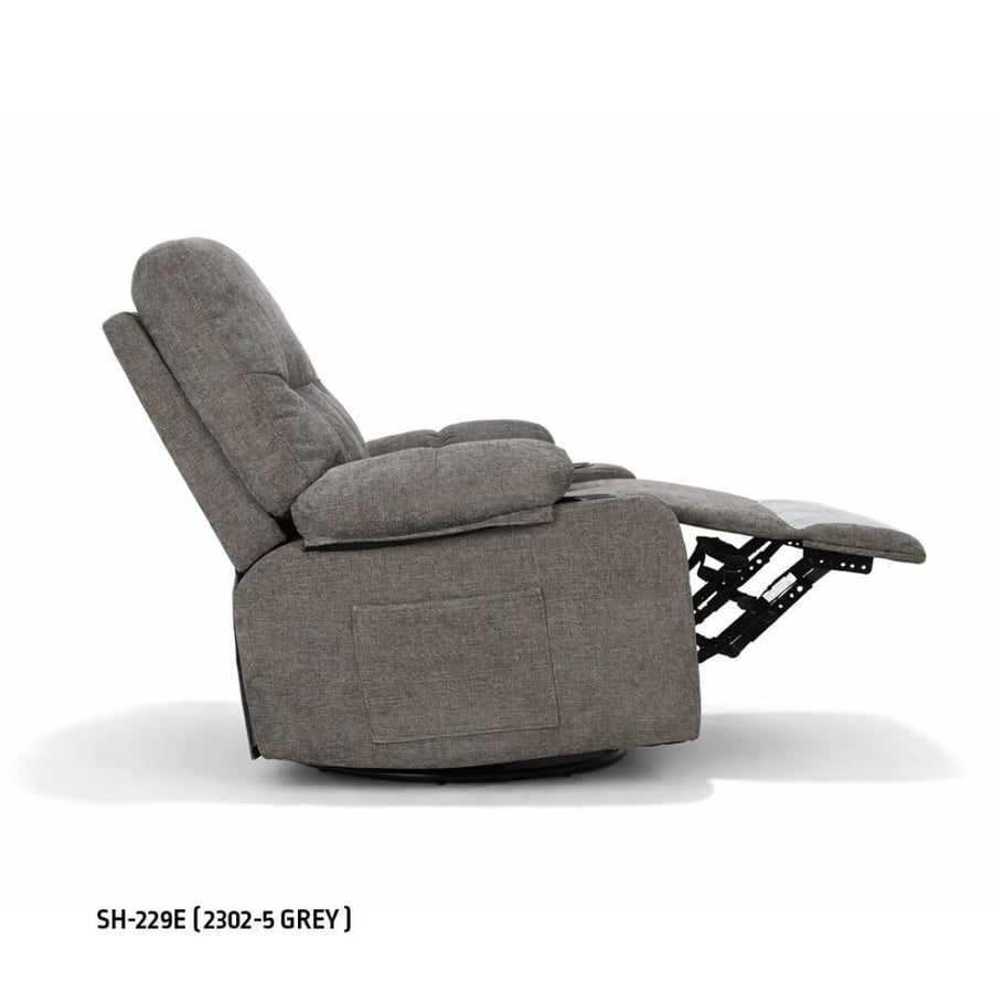 كرسي استرخاء كهربائي هزاز دوار SH-229-E..2302-5 GRY