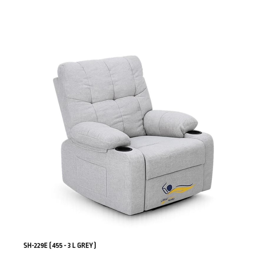 كرسي استرخاء كهربائي هزاز دوار SH-229-E..455-3 LIGHT GREY