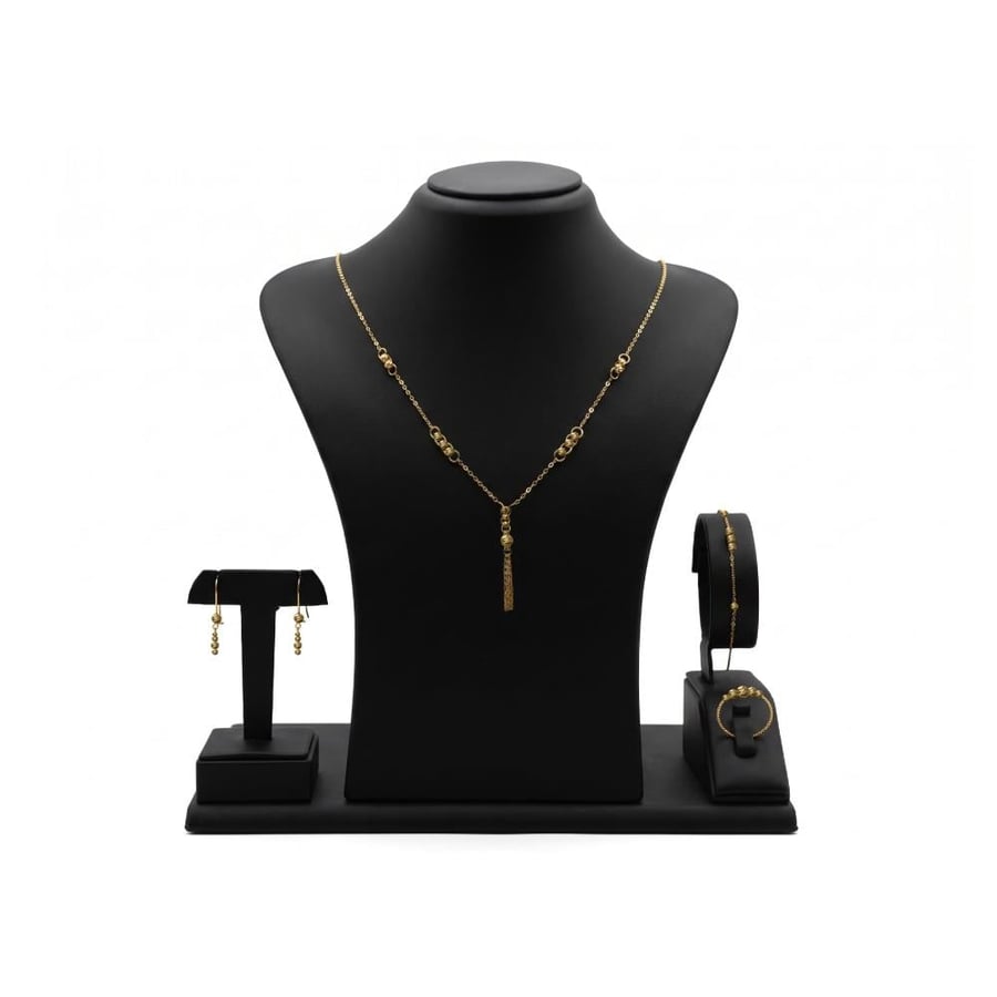 طقم ذهب عيار 21
