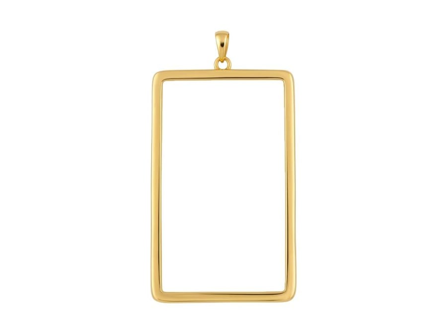 Alloy frame weighing (10) grams - 21 karat