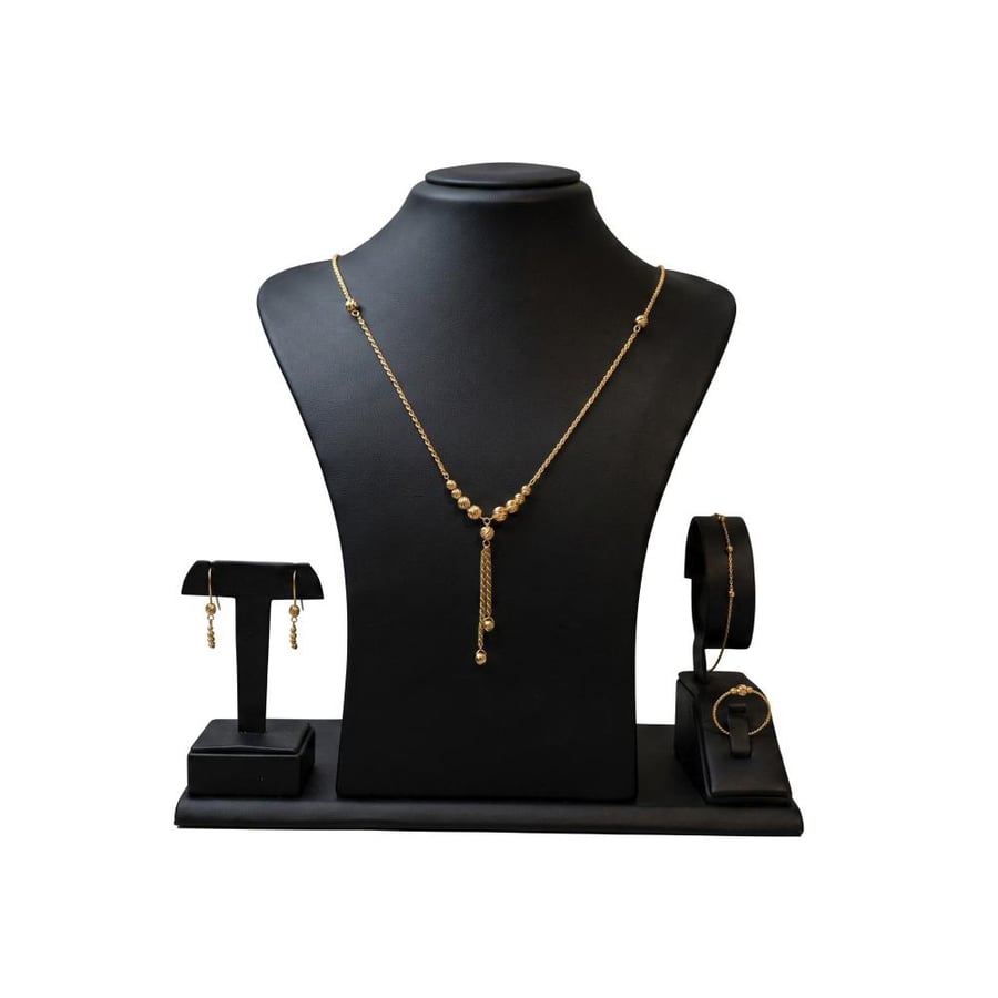 طقم ذهب عيار 21