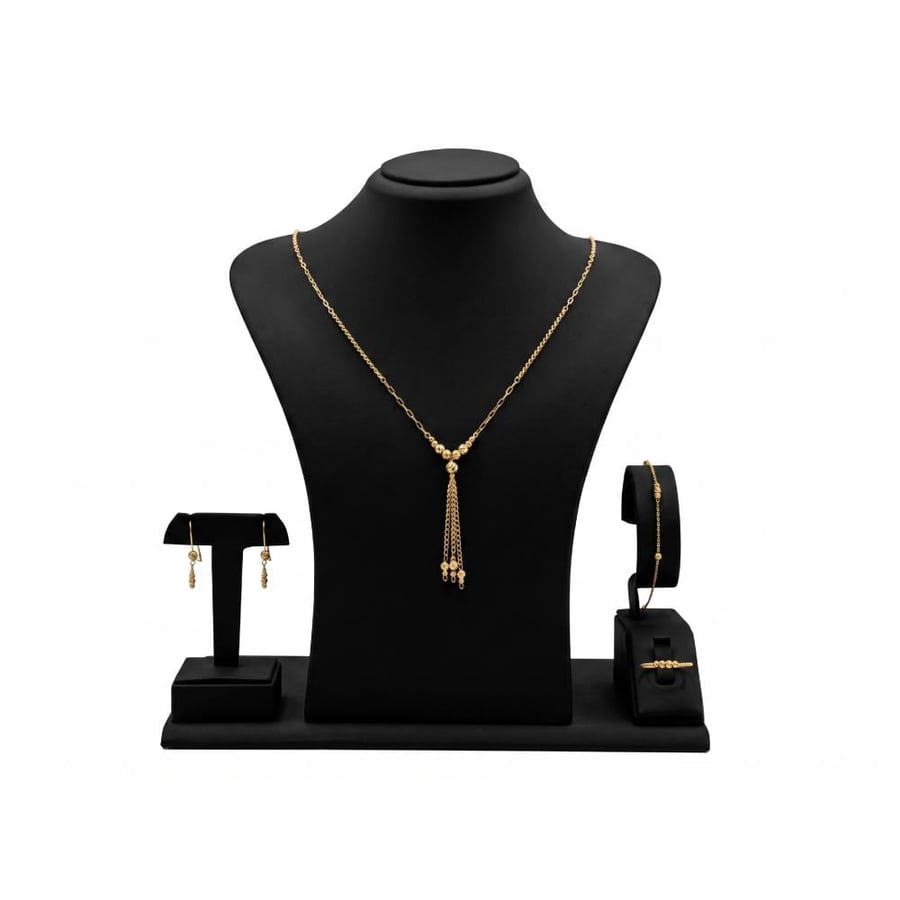 طقم ذهب عيار 21