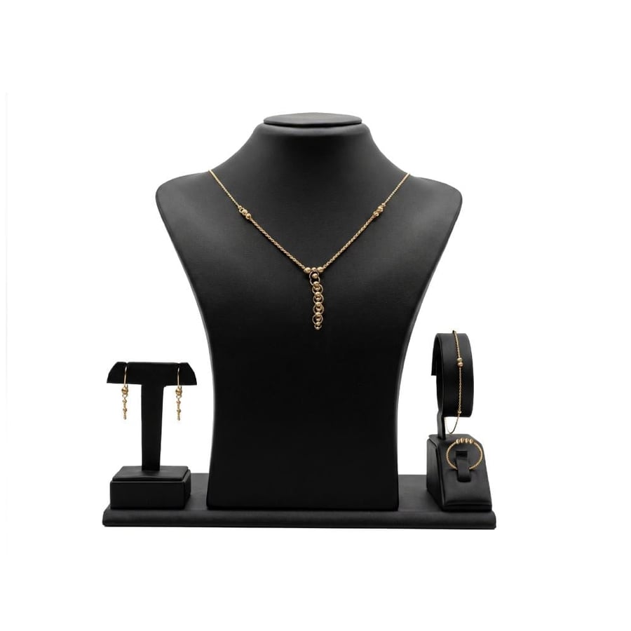 طقم ذهب عيار 21