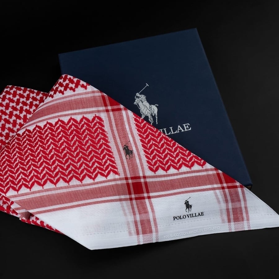 شماغ POLO VILLAE كلاسيك دم الغزال اخر اصدار