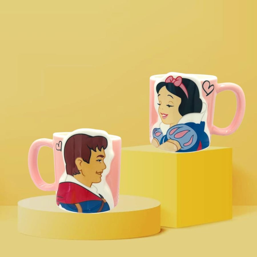 اكوب سيراميك ثنائية سنووايت