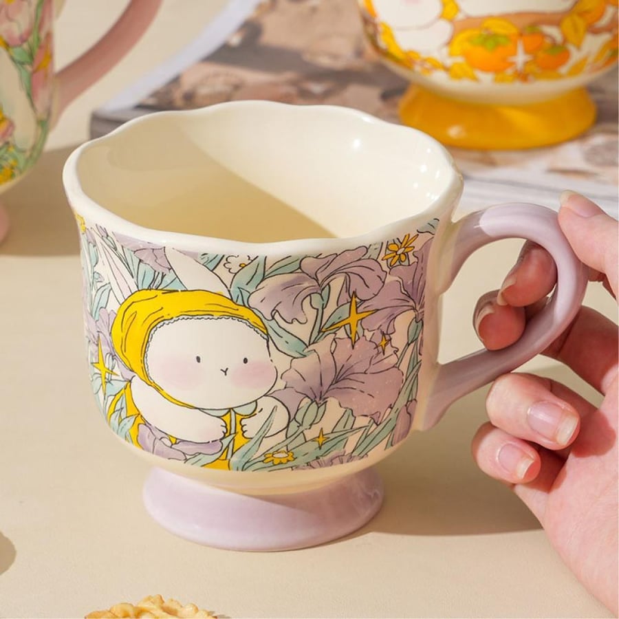 كوب سيراميك موف برسمات كرتونية