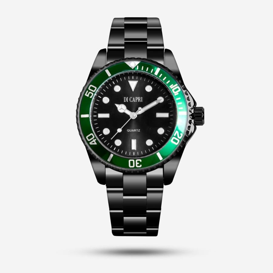 Men's black Di Capri style watch - DC8089