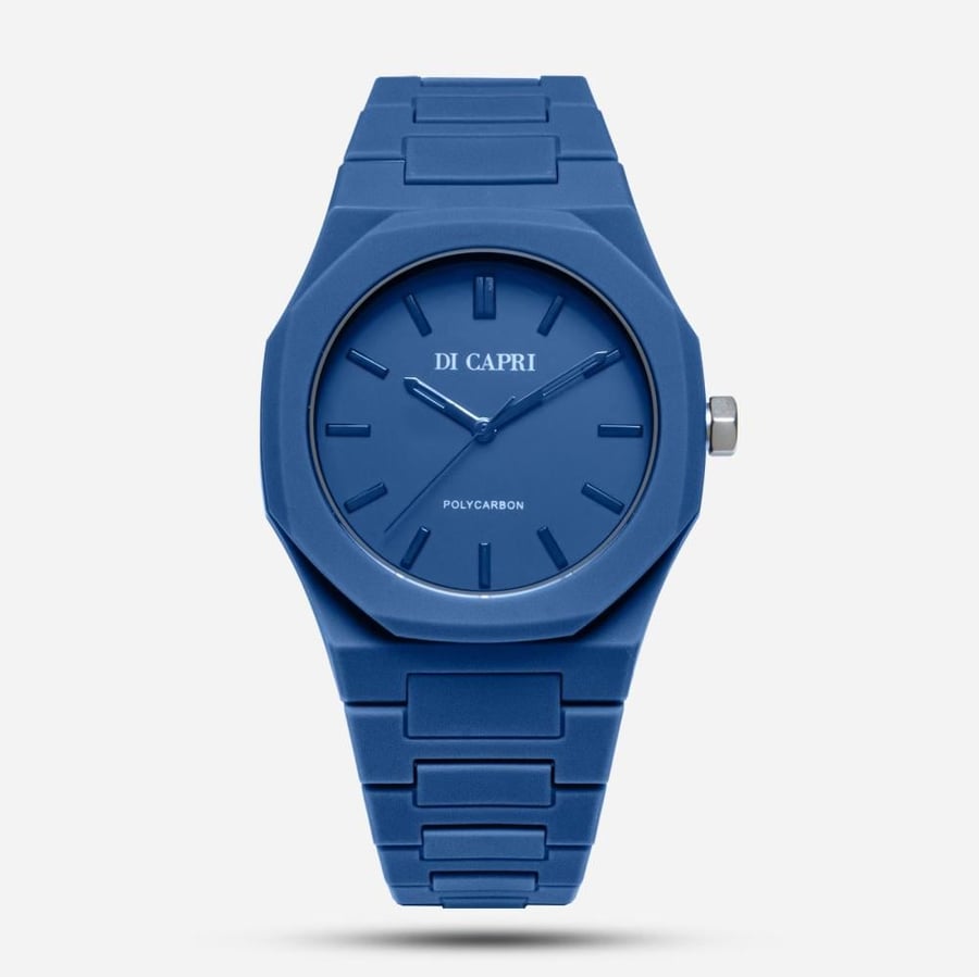 Men's carbon watch navy - DI70124