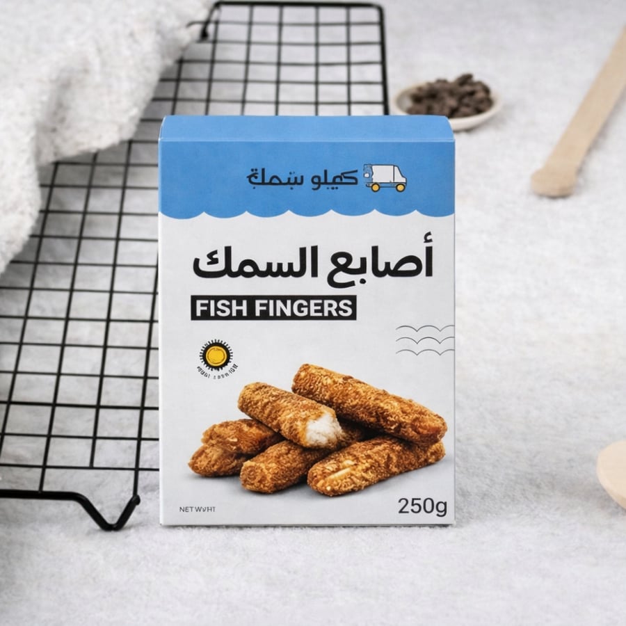 أصابع السمك المقرمشة من كيلو سمك