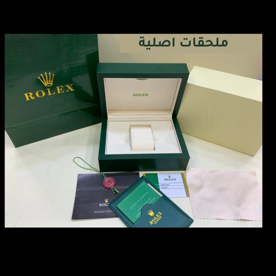 رولكس فضي ارقام لاتينيه رجالي