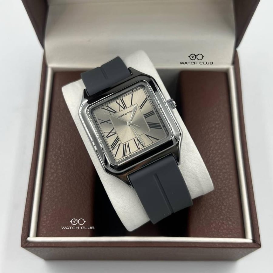 Cartier style watch, silver plated