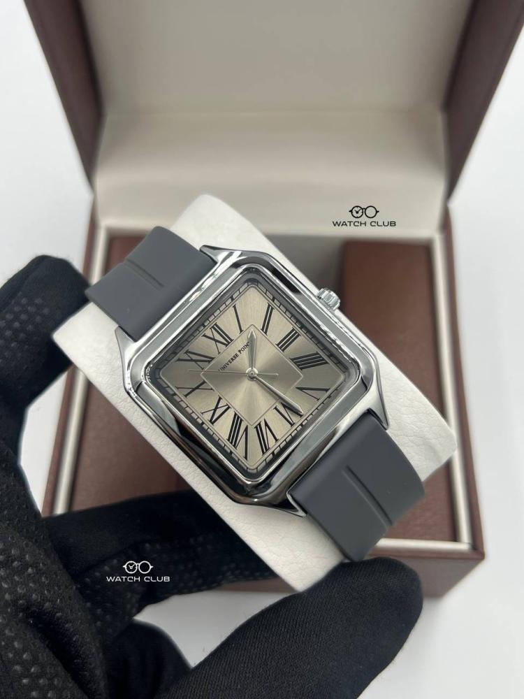 Cartier style watch, silver plated