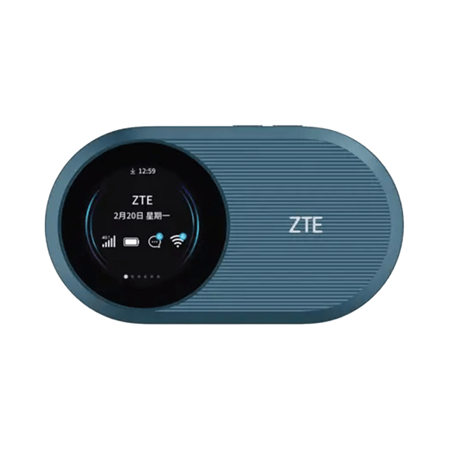 راوتر متنقل من ZTE pro 4G يدعم جميع الشبكات سرعه 150ميجا مع شاشه