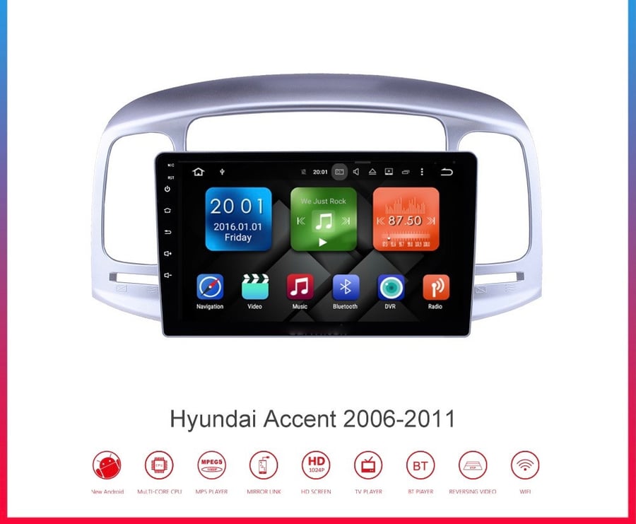 شاشة هيونداي اكسنت 2006-2011
