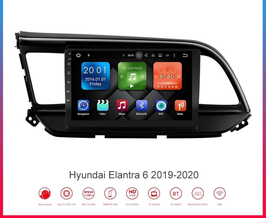 شاشة هيونداي النترا 2019-2020