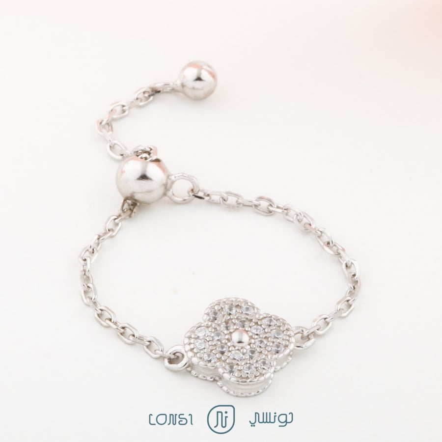 خاتم سحب فضة عيار 925