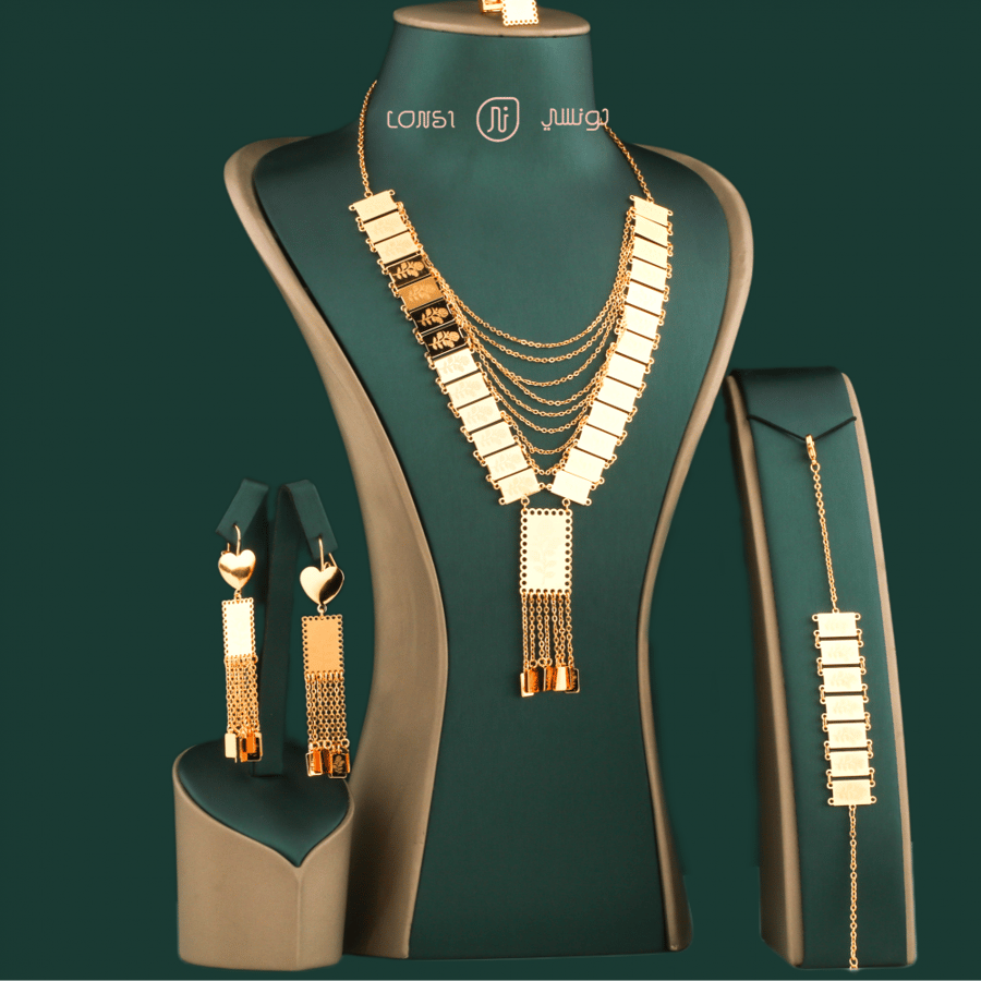 طقم مطلي سبايك رشرش