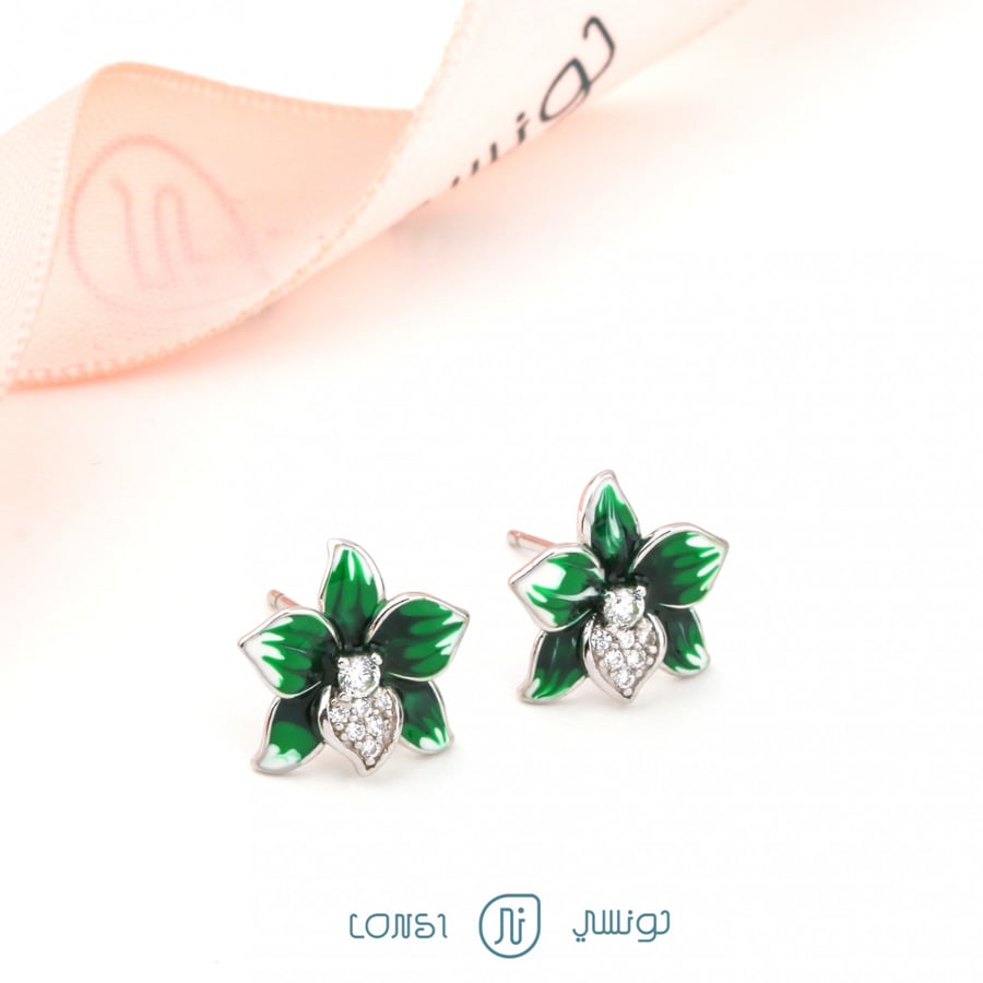 حلق فضة عيار 925